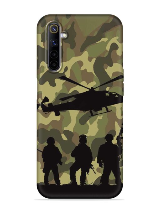 Army Heros Embossed Soft Silicone Case for Realme 6