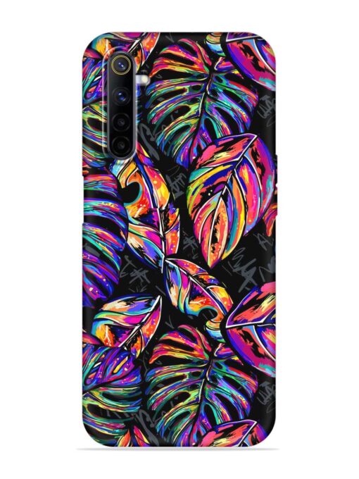 Tropical Seamless Vector Embossed Soft Silicone Case for Realme 6