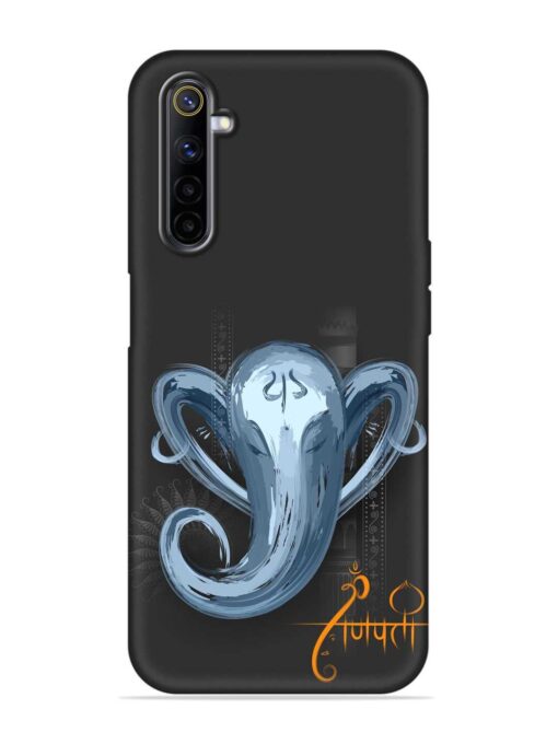 Illustration Lord Ganpati Embossed Soft Silicone Case for Realme 6 Zapvi