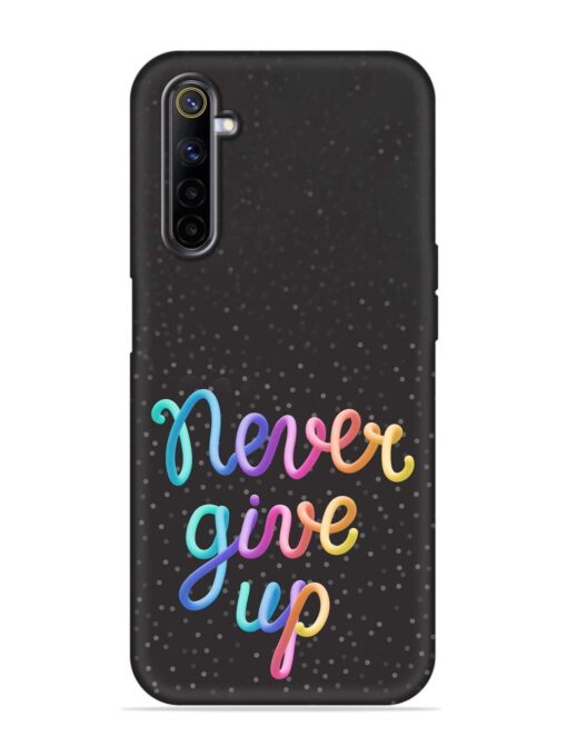 Colorful Stylized Rainbow Embossed Soft Silicone Case for Realme 6