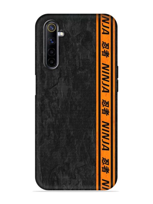 Ninja Srtips Embossed Soft Silicone Case for Realme 6 Zapvi