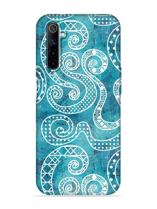 Vintage Curved Seamless Embossed Soft Silicone Case for Realme 6