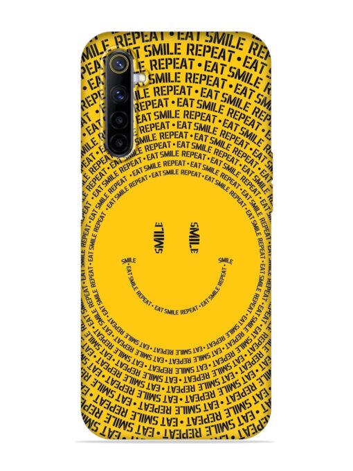 Smiley Embossed Soft Silicone Case for Realme 6