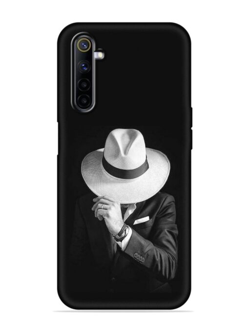 Men Under Hat Embossed Soft Silicone Case for Realme 6