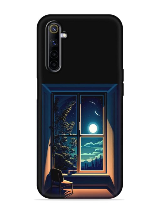 Night View At Window Embossed Soft Silicone Case for Realme 6