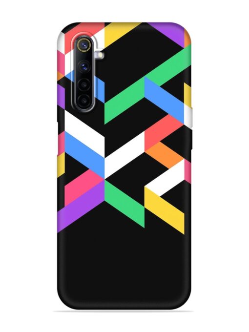 Colorshape Abstarct Embossed Soft Silicone Case for Realme 6