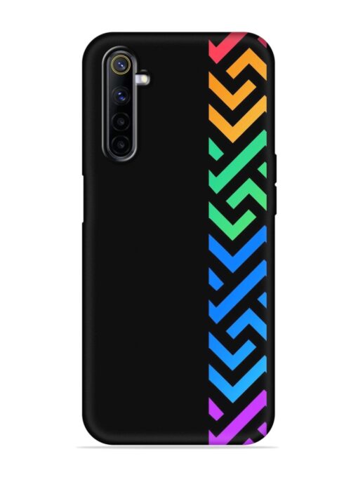 Colorshape Stripes Embossed Soft Silicone Case for Realme 6