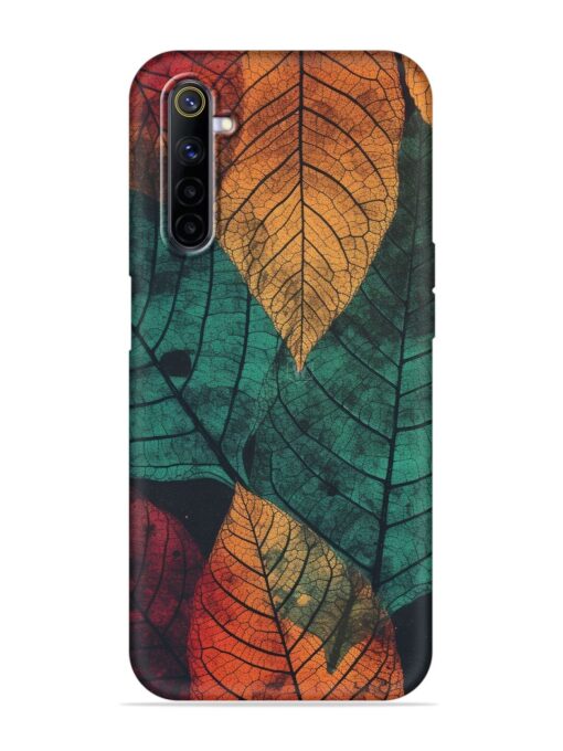 Leaves Artwork Embossed Soft Silicone Case for Realme 6