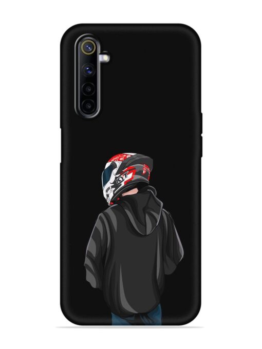 Motorcycle Rider Embossed Soft Silicone Case for Realme 6