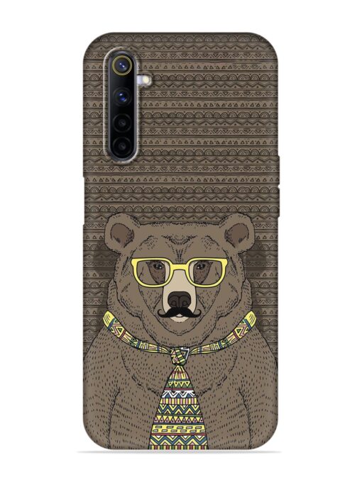 Grizzly Bear Embossed Soft Silicone Case for Realme 6