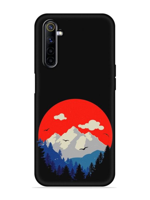 Mountain Abstract Embossed Soft Silicone Case for Realme 6 Zapvi