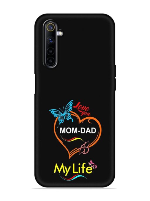 Love You Mom Dad Embossed Soft Silicone Case for Realme 6