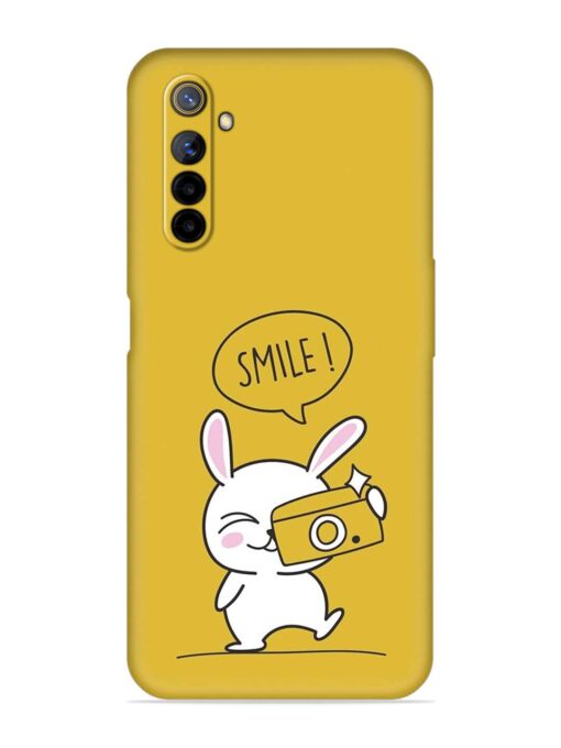 Hey Smile Please Embossed Soft Silicone Case for Realme 6I Zapvi