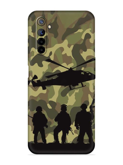 Army Heros Embossed Soft Silicone Case for Realme 6I