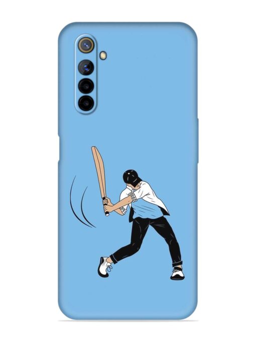 Cricket Gully Boy Embossed Soft Silicone Case for Realme 6I Zapvi