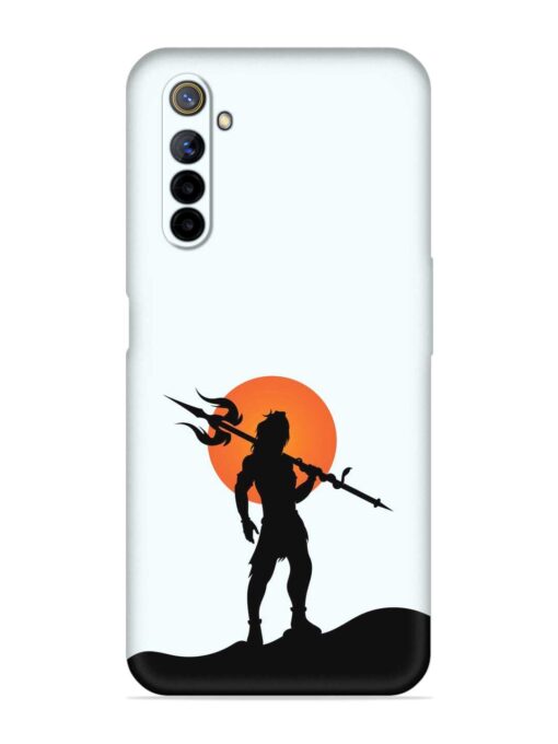 Lord Mahadev Trendy Embossed Soft Silicone Case for Realme 6I Zapvi