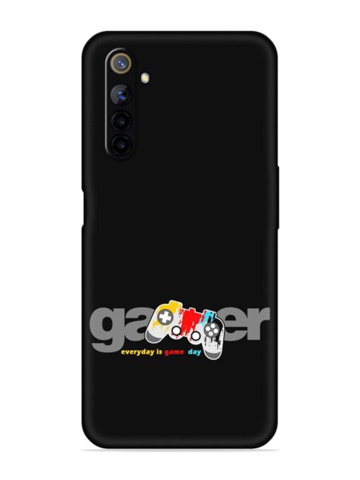 Gamer Everyday Game Embossed Soft Silicone Case for Realme 6I Zapvi