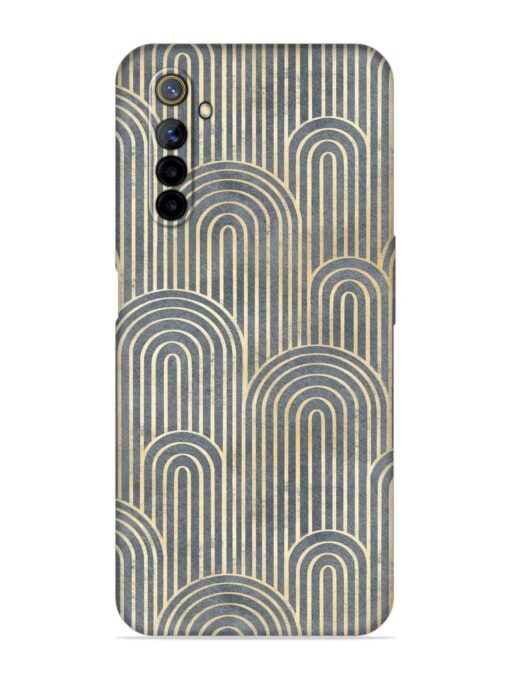 Art Deco Style Embossed Soft Silicone Case for Realme 6I Zapvi