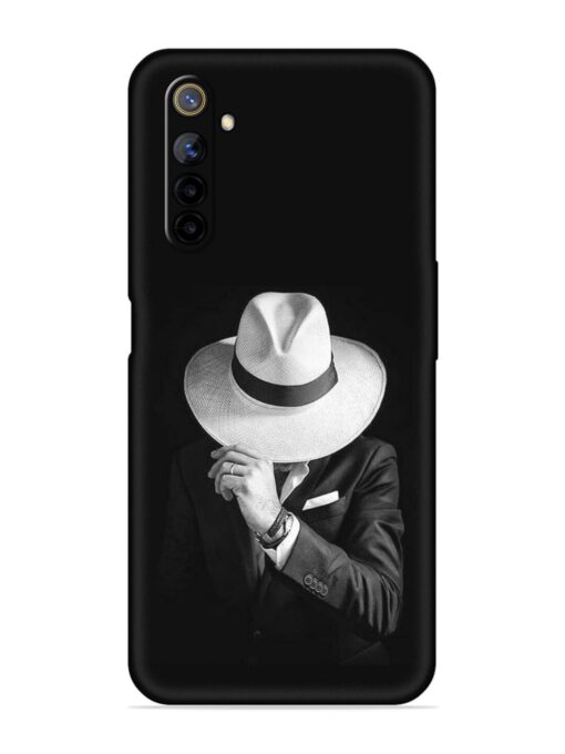 Men Under Hat Embossed Soft Silicone Case for Realme 6I Zapvi