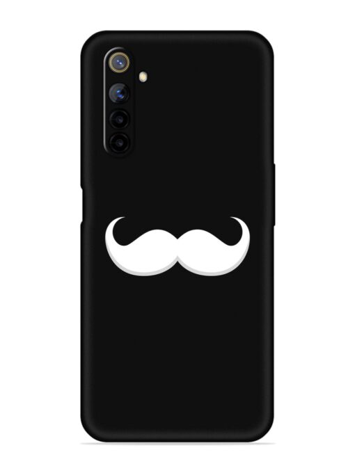 Mustache Vector Embossed Soft Silicone Case for Realme 6I Zapvi