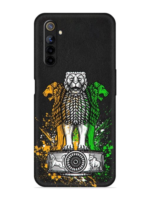 Pillars Of Ashoka Embossed Soft Silicone Case for Realme 6I