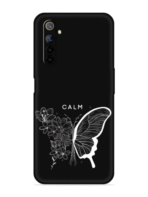 Calm Embossed Soft Silicone Case for Realme 6I Zapvi