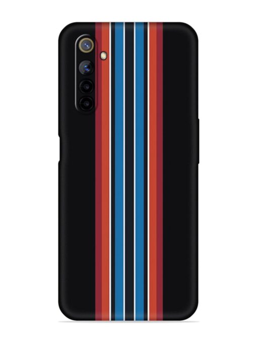 Vertical Strips Embossed Soft Silicone Case for Realme 6I Zapvi