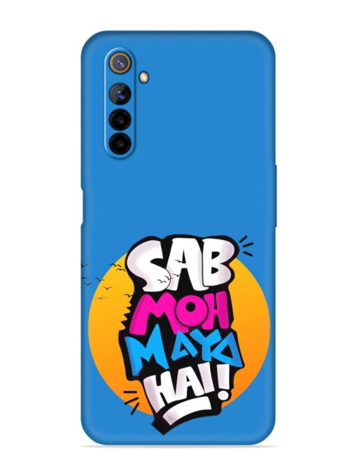 Sab Moh Moya Embossed Soft Silicone Case for Realme 6I