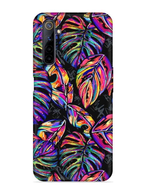 Tropical Seamless Vector Embossed Soft Silicone Case for Realme 6 Pro Zapvi