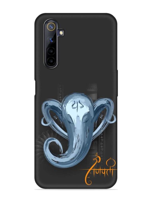 Illustration Lord Ganpati Embossed Soft Silicone Case for Realme 6 Pro