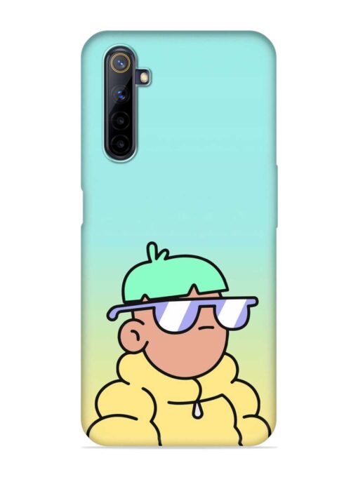 Doodles Cool Character Embossed Soft Silicone Case for Realme 6 Pro