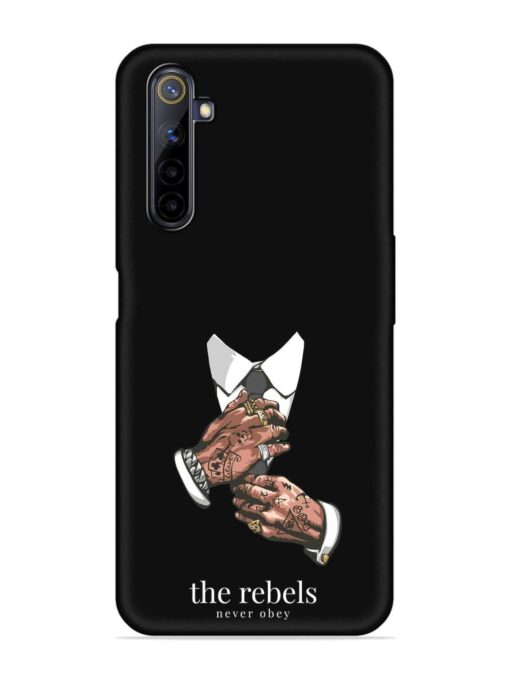 Rebels Slogan Man Embossed Soft Silicone Case for Realme 6 Pro