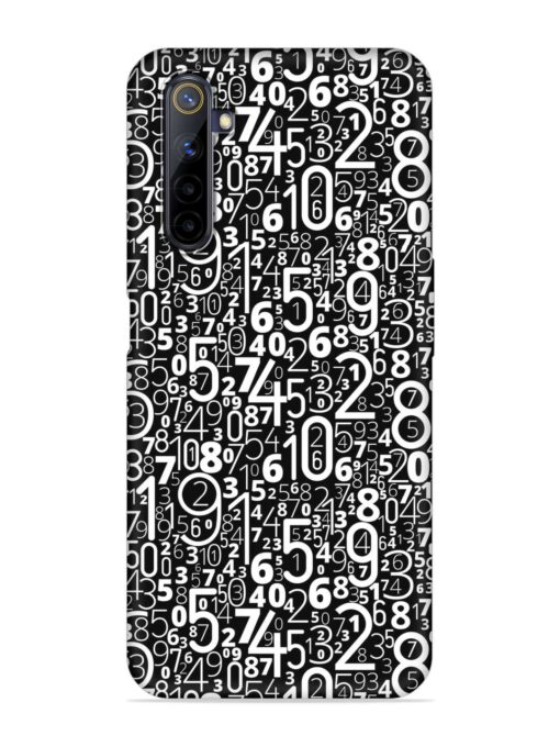 Many Numbers Different Embossed Soft Silicone Case for Realme 6 Pro