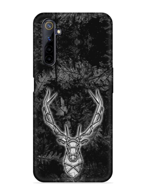 Ancient Deer Embossed Soft Silicone Case for Realme 6 Pro