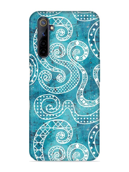 Vintage Curved Seamless Embossed Soft Silicone Case for Realme 6 Pro Zapvi