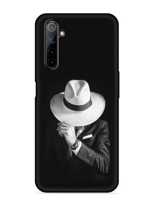 Men Under Hat Embossed Soft Silicone Case for Realme 6 Pro Zapvi