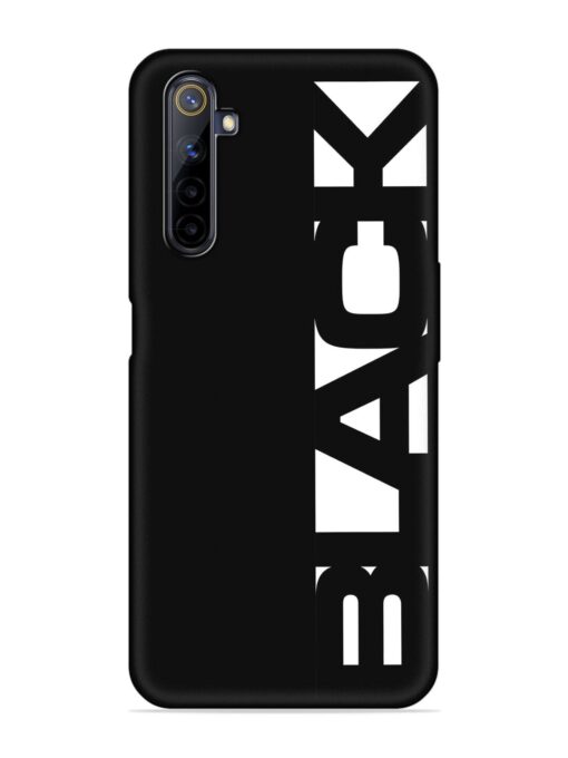 Black Typo Embossed Soft Silicone Case for Realme 6 Pro Zapvi