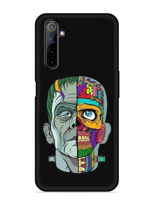 Men Vs Skull Embossed Soft Silicone Case for Realme 6 Pro