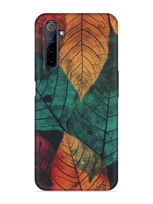 Leaves Artwork Embossed Soft Silicone Case for Realme 6 Pro