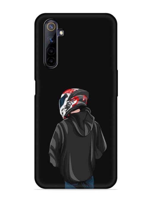 Motorcycle Rider Embossed Soft Silicone Case for Realme 6 Pro