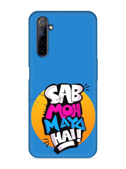 Sab Moh Moya Embossed Soft Silicone Case for Realme 6 Pro