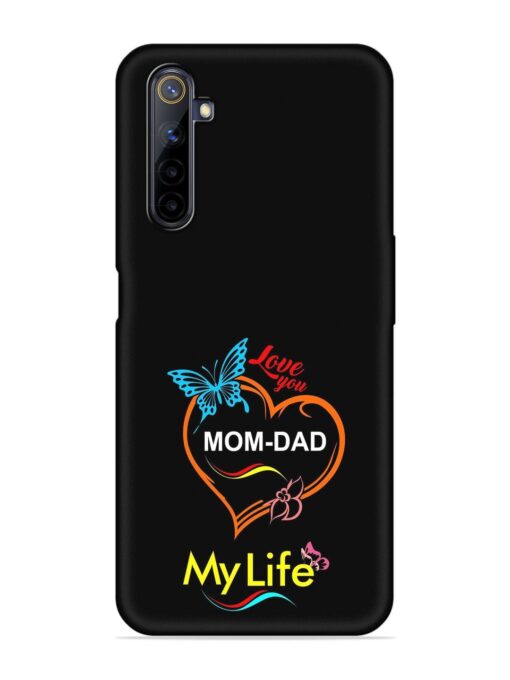 Love You Mom Dad Embossed Soft Silicone Case for Realme 6 Pro