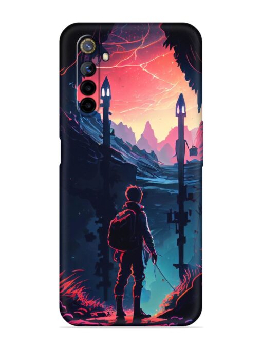 Cgs Artwork Embossed Soft Silicone Case for Realme 6S