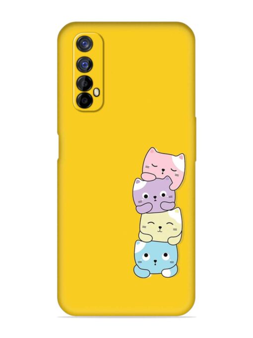 Cartoon Anime Embossed Soft Silicone Case for Realme 7