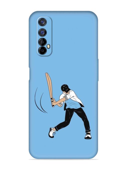 Cricket Gully Boy Embossed Soft Silicone Case for Realme 7 Zapvi