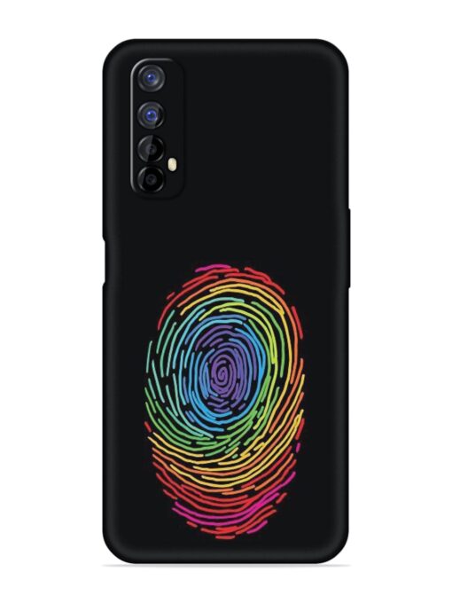 Fingerprint Of Thumb Art Embossed Soft Silicone Case for Realme 7