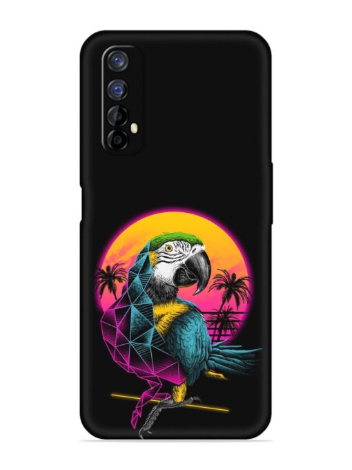 Rad Parrot Embossed Soft Silicone Case for Realme 7 Zapvi