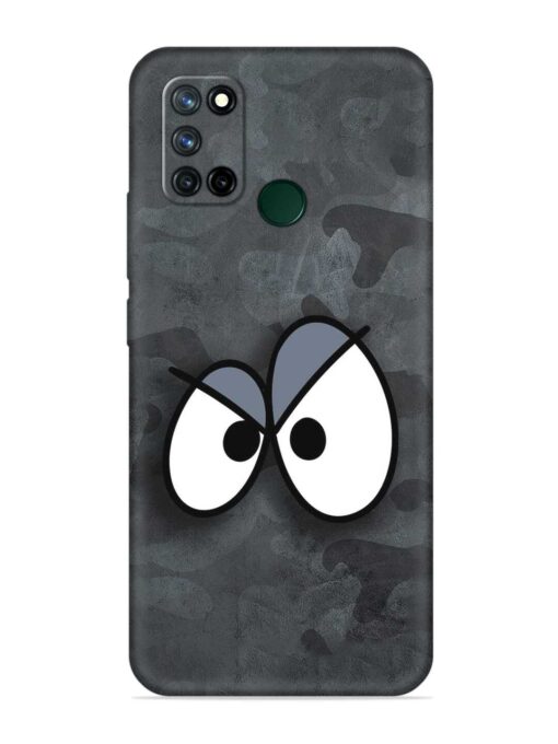 Big Eyes Night Mode Embossed Soft Silicone Case for Realme 7I