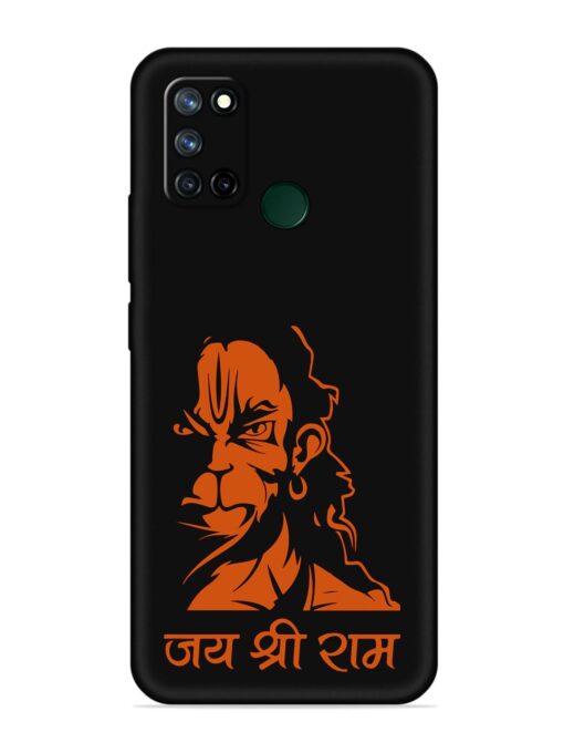 Angry Hanuman Embossed Soft Silicone Case for Realme 7I Zapvi