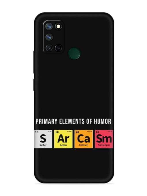 Primary Elements Humor Embossed Soft Silicone Case for Realme 7I